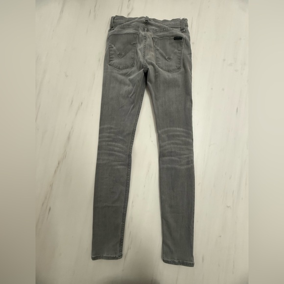 Hudson Jeans distressed Charcoal Gray skinny denim Women's Jeans size 24 - Picture 3 of 8
